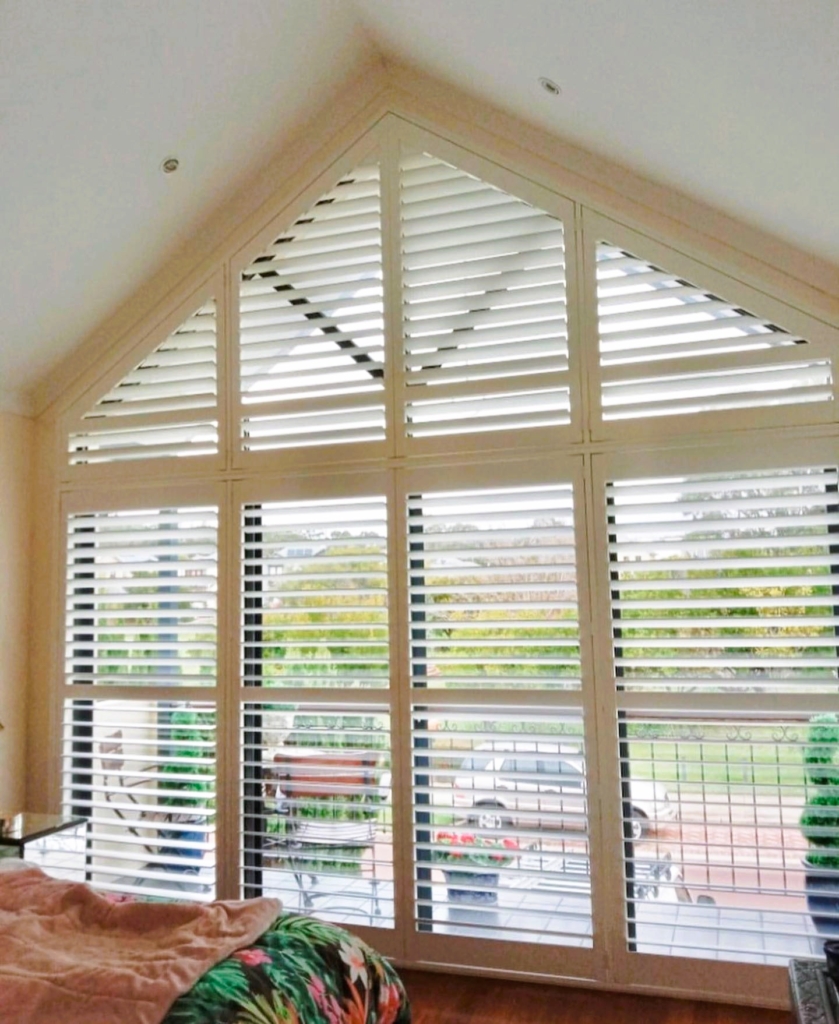 Angle Top Window Shutters